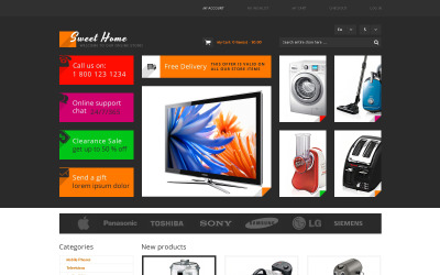 Magento Theme namens "Sweet Home" #47180