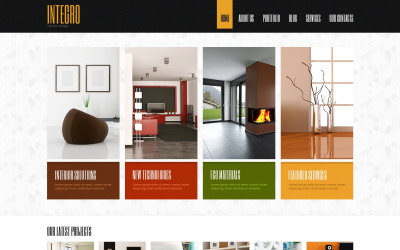 Modèle Joomla de design d'intérieur pour le profit