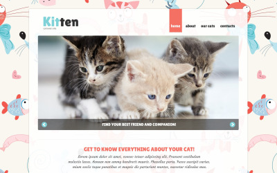 Responsywny szablon Joomla #47111 na temat: koty