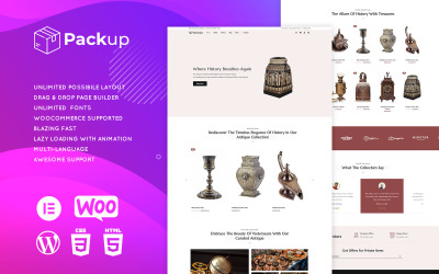 Machala - Vintage Collectibles &amp;amp; Starožitnosti Elementor Theme