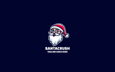 Santa Crush Proste logo maskotki