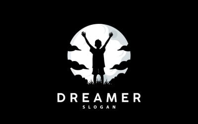 Dream Logo, Kid Dream Inspirational DesignV11