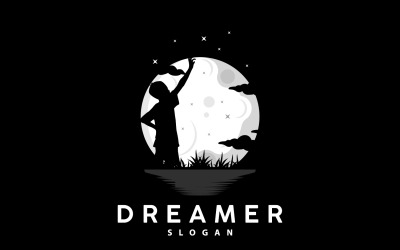 Logotipo de ensueño, diseño inspirador de Kid Dream V9