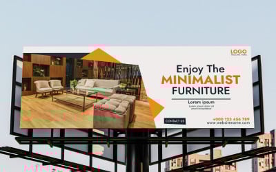 Vorlage für ein Verkaufsbanner von Bill Board Furniture