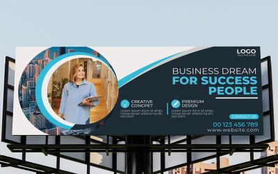 Bill Borad banner template for a business