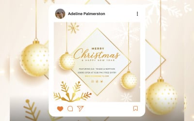 Merry Christmas Template: Warm Wishes and Cheer