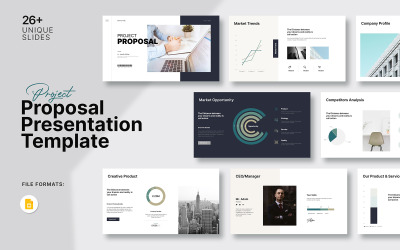 Présentation Google Slides d&amp;#39;une proposition de projet d&amp;#39;entreprise