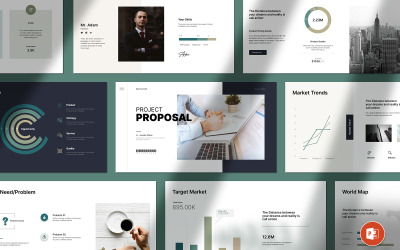 项目提案业务 PowerPoint 演示文稿