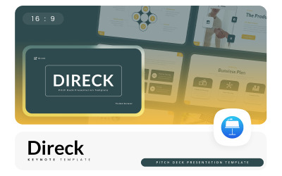 Direck – Pitch-Deck-Keynote-Vorlage