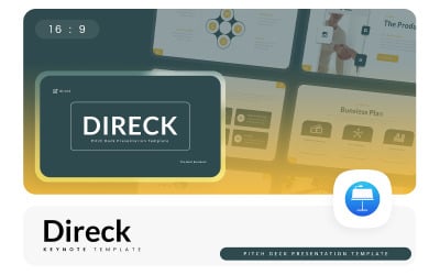 Direck — szablon prezentacji prezentacji