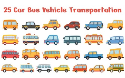 25 Auto Autobus Přeprava vozidel