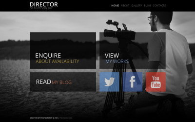 Fancy Photographer Portfolio WordPress-thema
