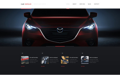Responzivní WordPress motiv na opravy automobilů