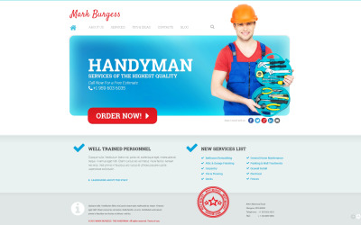 Thème WordPress réactif pour les services de maintenance