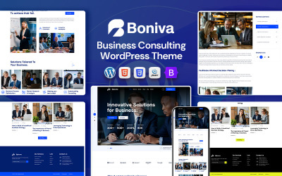 Boniva - Tema WordPress per consulenza aziendale e soluzioni IT + RTL Ready