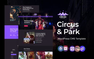 Circas - Tema WordPress Elementor per spettacoli circensi e intrattenimento