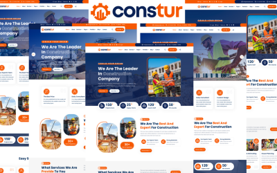 Constur - Plantilla HTML5 para construcción