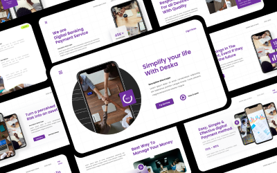 Deska - Mobiele app en SAAS-presentatie