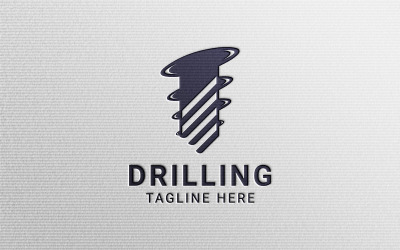 Drilling logo icon vector template design.