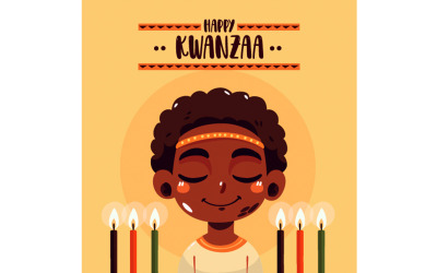 Kwanzaa bakgrundsillustration