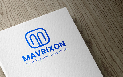 Modèle de logo lettre M | Mavrixon