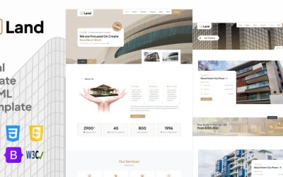 SiLand – Ingatlan HTML sablon