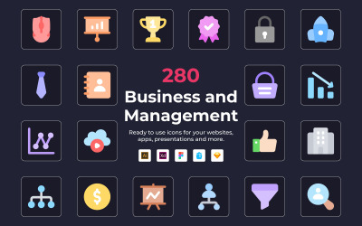 Business and Management icons