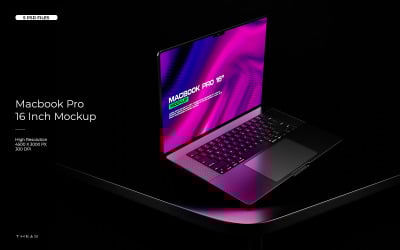 Macbook Pro 16 Inch Mockup
