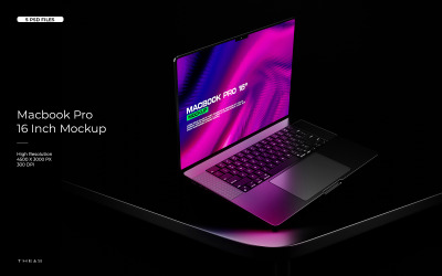 Macbook Pro 16palcový maketa