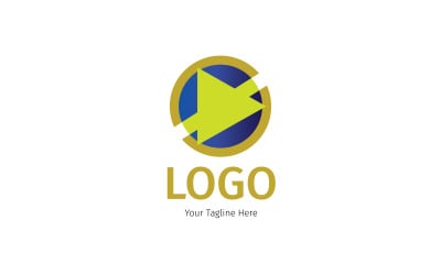 O Letter Play Logo Design