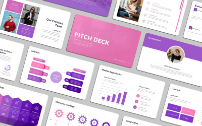 Pitch Deck Google Slayt Şablonu.