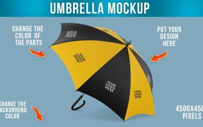 Vielseitiges Regenschirmmodell