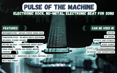 Pulse of the Machine - Free Electronic rock, nu-metal, electronic beat for song