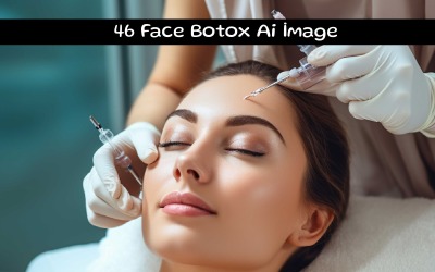 Ansikte botox AI bildillustration