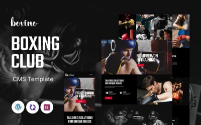Boxino - Tema multipropósito adaptable para WordPress para club de boxeo