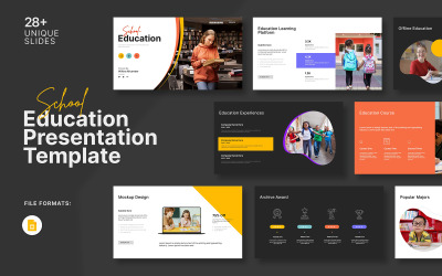 Modèle de présentation Google Slides sur l&amp;#39;éducation scolaire