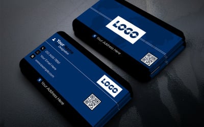 Stylish Business Card PSD Template – Creative Double-Sided Layout for Freelancers &amp;amp; Startups