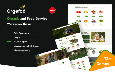 Orgefod - Thème réactif Elementor WooCommerce pour magasin d&amp;#39;alimentation et de produits biologiques
