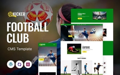 Kicker – víceúčelové responzivní téma WordPress fotbalového klubu