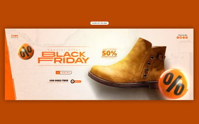 Black Friday Social Media Post Cover Template