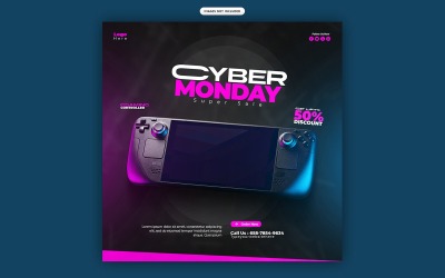 Cyber Monday Social Media  Template