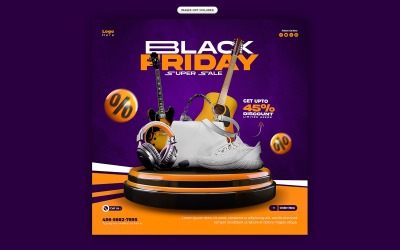 Publication sur les réseaux sociaux du Black Friday