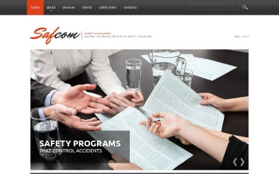 Modello di sito Web reattivo di consulenza