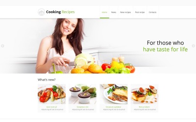Prémium Főzés témakörű Moto CMS HTML sablon 47370