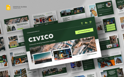 Civico – Konstrukce a inženýrství Šablona Prezentací Google