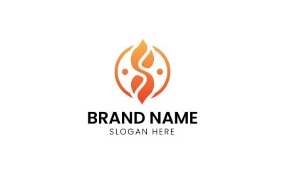 Letter S fire flame logo-12-590