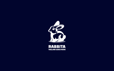 Logotipo de Rabbita Line Art 253