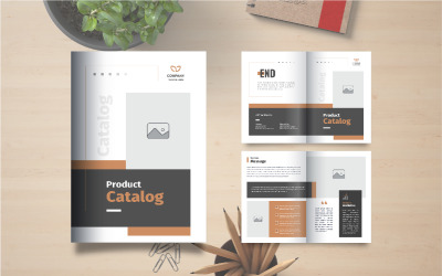 Diseño de plantilla de catálogo de productos de muebles o catálogo de productos de la empresa