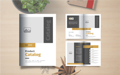 Folleto de catálogo de productos de mobiliario o plantilla de catálogo de productos de la empresa