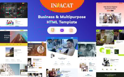 Invacat - İş &amp;amp; Çok Amaçlı HTML 5 Web Sitesi Şablonu